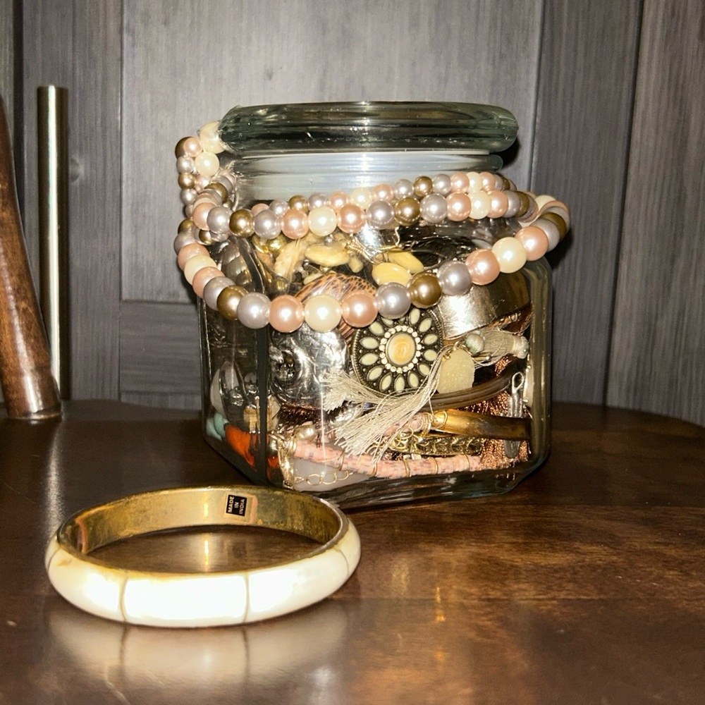 Boho Mystery jewelry jar